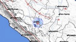 Gempa Terkini Magnitudo 3,7 Guncang Muara Enim Sumsel<