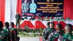 Kunjungi Batalyon Zipur 9 Kostrad, Letjen Dudung: Hindari Fanatik Berlebihan Terhadap Agama 