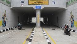 Suasana Uji Coba Underpass Bulak Kapal Bekasi Mulai Hari Ini