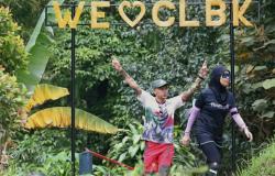 Trail Running bareng Istri, Ganjar Taklukkan Trek Berat Curug Lawe dalam Sejam