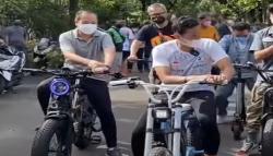 Sandiaga Uno Jajal Sepeda Listrik Made In Majalengka, Top Pisan<