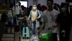 Suasana Puncak Arus Balik Libur Tahun Baru di Bandara Soekarno Hatta