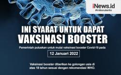 Infografis Indonesia Mulai Vaksinasi Booster 12 Januari 2022, Ini Syaratnya!   