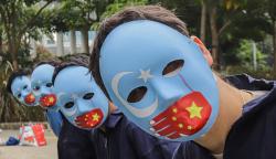 Aksi Dukung Muslim Uyghur, Tolak Olimpiade Musim Dingin 2022 di China