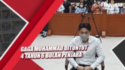 Gaga Muhammad Dituntut 4 Tahun 6 Bulan Penjara atas Kasus Kecelakaan Laura Anna