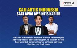 Infografis Gaji Artis Indonesia saat Awal Merintis Karier