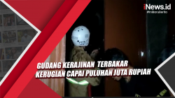 Gudang Kerajinan di Gianyar Terbakar, Kerugian Capai Puluhan Juta Rupiah