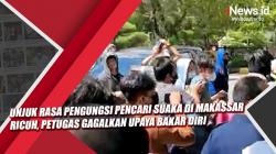 Video Unjuk Rasa Pengungsi Pencari Suaka di Makassar Ricuh, Petugas Gagalkan Upaya Bakar Diri