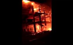 Sport Hall Milik Pemkab Bangka Barat Terbakar