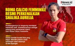 Infografis Shalika Aurelia Resmi Diperkenalkan Roma Calcio Femminile