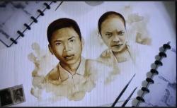 Pemuda di Kendal Ini Melukis dengan Ampas Kopi, Hasilnya Keren