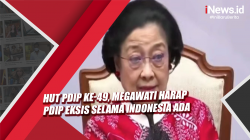 HUT PDIP ke-49, Megawati Harap PDIP Eksis Selama Indonesia Ada