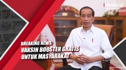 Presiden Jokowi Umumkan Vaksin Booster Gratis untuk Masyarakat