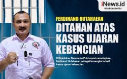 Infografis Ferdinand Hutahaean Ditahan terkait Kasus Ujaran Kebencian
