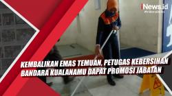 Video Kembalikan Emas Temuan, Petugas Kebersihan Bandara Kualanamu Dapat Promosi Jabatan