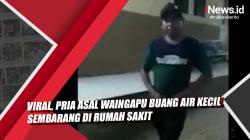 Video Viral Pria Asal Waingapu Buang Air Kecil Sembarang di Rumah Sakit 