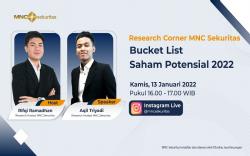 Intip Bocoran Bucket List Saham Potensial di 2022, Simak IG Live MNC Sekuritas Sore Ini Pukul 16.00