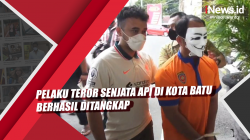 Video Pelaku Teror Senjata Api di Kota Batu Berhasil Ditangkap