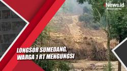 Longsor Sumedang, Warga Satu RT Mengungsi<