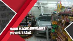 Mobil Masuk Minimarket di Padalarang Diduga Hilang Kendali