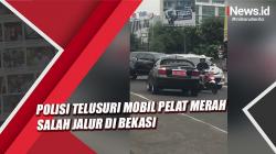 Polisi Telusuri Mobil Pelat Merah yang Viral karena Salah Jalur di Bekasi