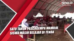 Satu Tahun Pascagempa Mamuju, Siswa Masih Belajar di Tenda