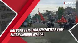 Ratusan Pemotor Simpatisan PDIP Ricuh dengan Warga di Yogyakarta