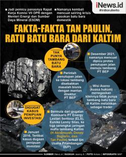  Infografis Fakta-Fakta Tan Paulin, Ratu Batu Bara dari Kaltim   