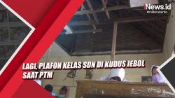 Lagi, Plafon Kelas SDN di Kudus Jebol saat PTM