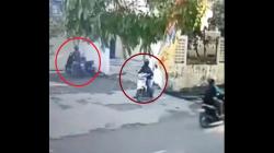Dalam Hitungan Detik Motor Karyawati Minimarket di Kota Cimahi Hilang Dicuri<