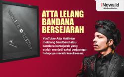 Atta Halilintar Lelang Bandana Bersejarah Miliknya, Ada yang Mau Bayar Rp150 Juta