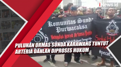 Video Puluhan Ormas Sunda Karawang Tuntut Arteria Dahlan Diproses Hukum