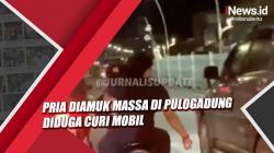 Pria Diamuk Massa di Pulogadung Jaktim Diduga Curi Mobil