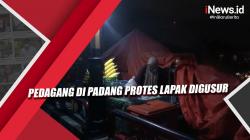 Video Pedagang di Padang Protes Lapak Digusur