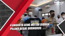 4 Anggota Geng Motor Diduga Pelaku Begal Diringkus di Sukabumi<