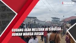 Gudang Ikan Meledak di Sibolga, Rumah Warga Rusak<