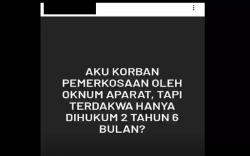 Mahasiswi Korban Pemerkosaan Oknum Polresta Banjarmasin Curhat di Media Sosial<