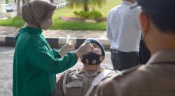 Deteksi Dini Antisipasi Omicron, Ratusan Personel Polda Jateng Tes Swab 