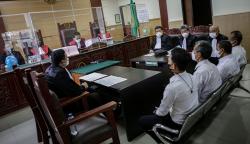 Suasana Sidang Perdana Kasus Kebakaran Lapas Tangerang yang Tewaskan 49 Napi