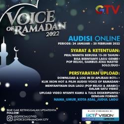 Akhi dan Ukhti! Audisi Online Voice of Ramadan 2022 Dibuka, Total Hadiah Puluhan Juta Rupiah Menanti