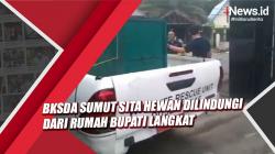 BKSDA Sumut Sita Hewan Dilindungi dari Rumah Bupati Langkat Nonaktif