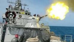 Aksi Menegangkan Kapal Perang TNI AL Tembak Musuh yang Menyerang Lewat Udara