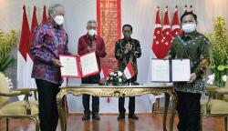 Presiden Jokowi dan PM Lee Hsien Loong Saksikan Penguatan Kerja Sama RI-Singapura