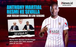 Infografis Anthony Martial Resmi ke Sevilla Jadi Rekan Corona di Lini Serang