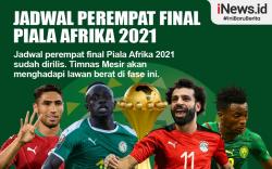 Infografis Jadwal Perempat Final Piala Afrika 2021
