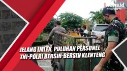 Jelang Imlek, Puluhan Personel TNI-Polri Bersih-Bersih Klenteng di Bandar Lampung