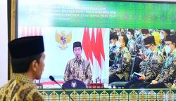 Presiden Jokowi Kukuhkan Pengurus Pusat ICMI 2021-2026