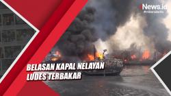 Belasan Kapal Nelayan di Pelabuhan Pelindo Tegal Ludes Terbakar