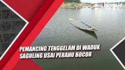Perahu Bocor, Pemancing Lompat ke Waduk Saguling dan Tenggelam<