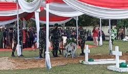 Tembakan Salvo Iringi Pemakaman Praka TH Barasa di TMP Kota Jambi